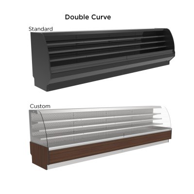 Matches Double Curve Glass High Capacity